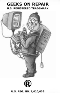 Geeks On Repair U.S. Registered Trademark Reg. No. 7,010,038